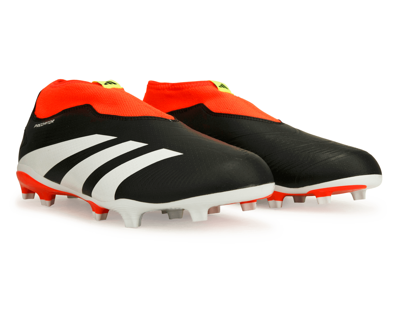 adidas Kids Predator League LL FG Core Black/Solar Red Together
