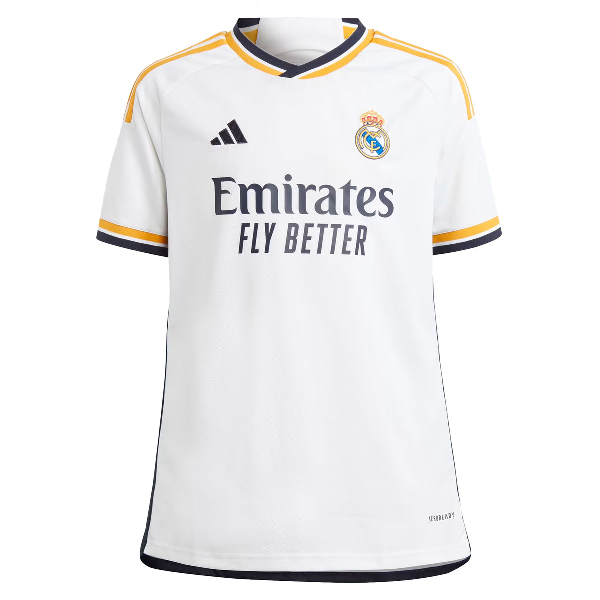 adidas Kids Real Madrid 23/24 Home Jersey - White