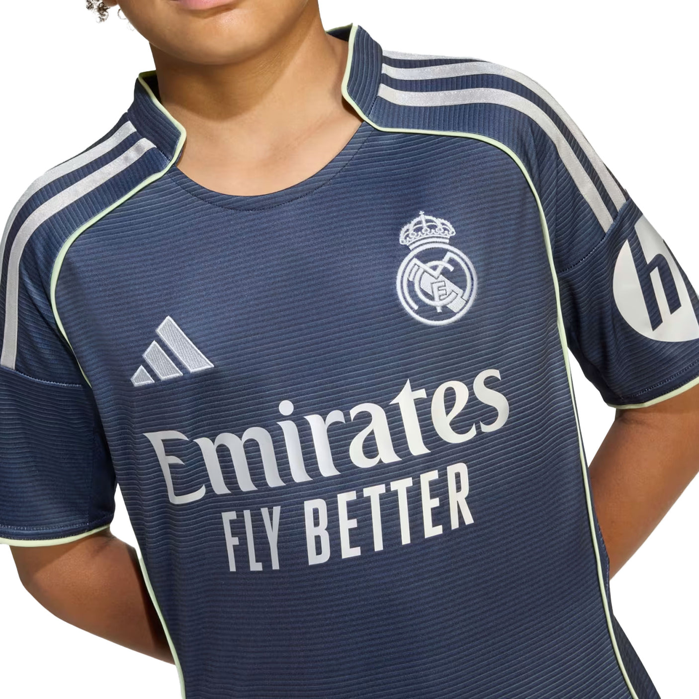 adidas Kids Real Madrid 2025/26 Away Jersey Legend Ink/ White Crest