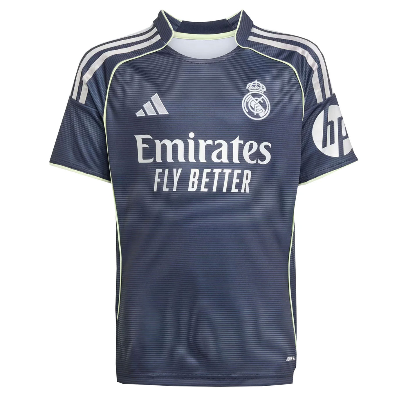 adidas Kids Real Madrid 2025/26 Away Jersey w/ Bellingham #5 printing Front