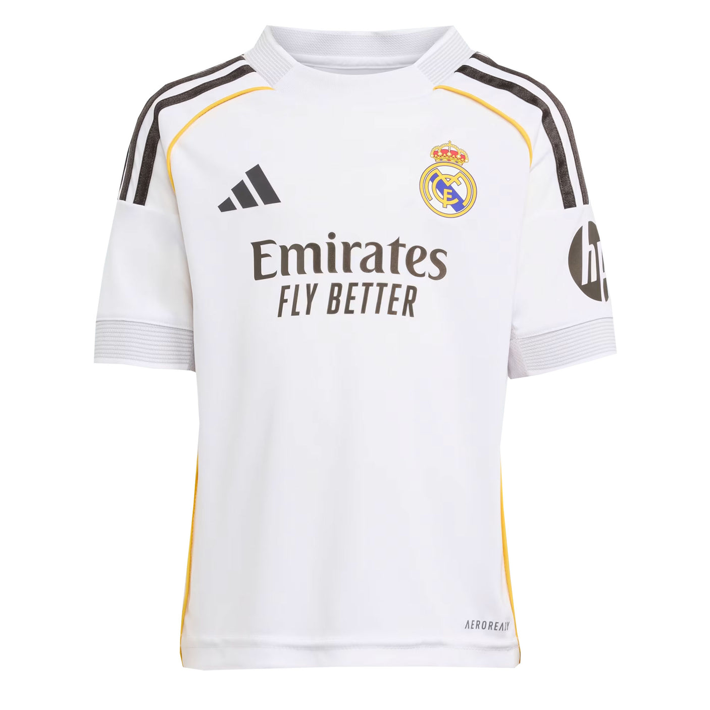 adidas Kids Real Madrid 2025/26 Home Mini Kit White Front