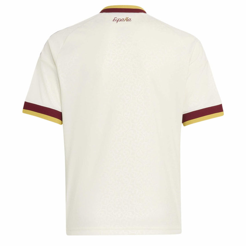 adidas Kids Spain World Cup 2026 Away Jersey Back