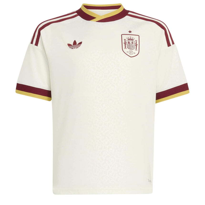 adidas Kids Spain World Cup 2026 Away Jersey Front