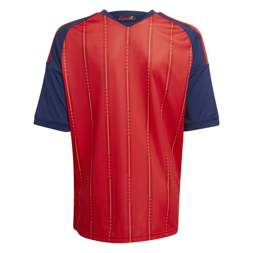adidas Kid's Spain World Cup 2026 Home Jersey Red Back