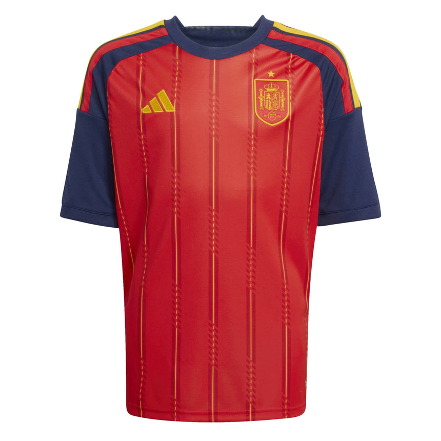 adidas Kid's Spain World Cup 2026 Home Jersey Red Front