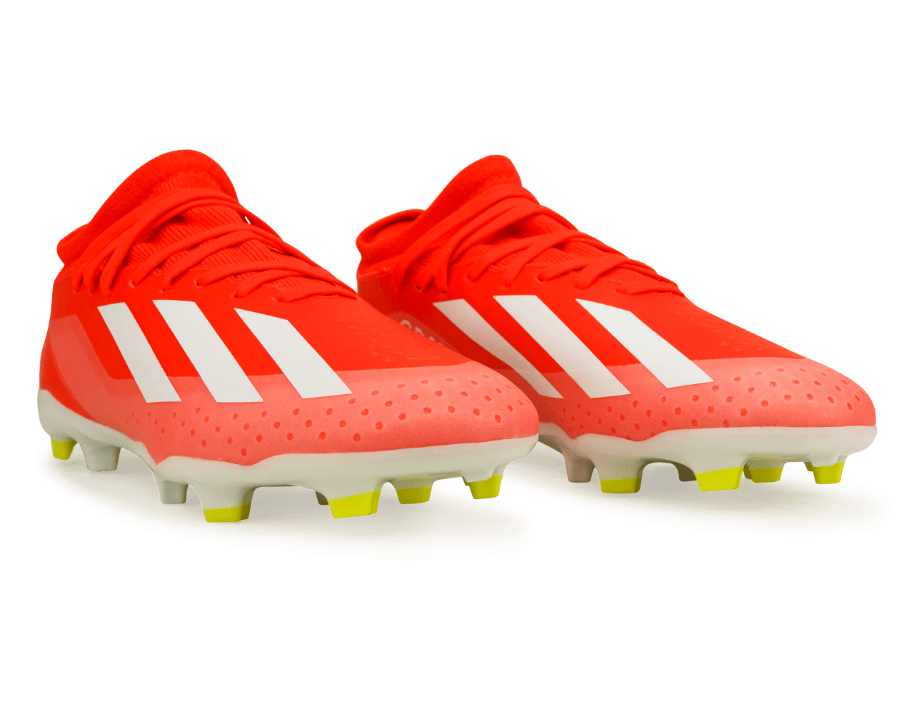 adidas Kids X Crazyfast League FG Solar Red/White Together