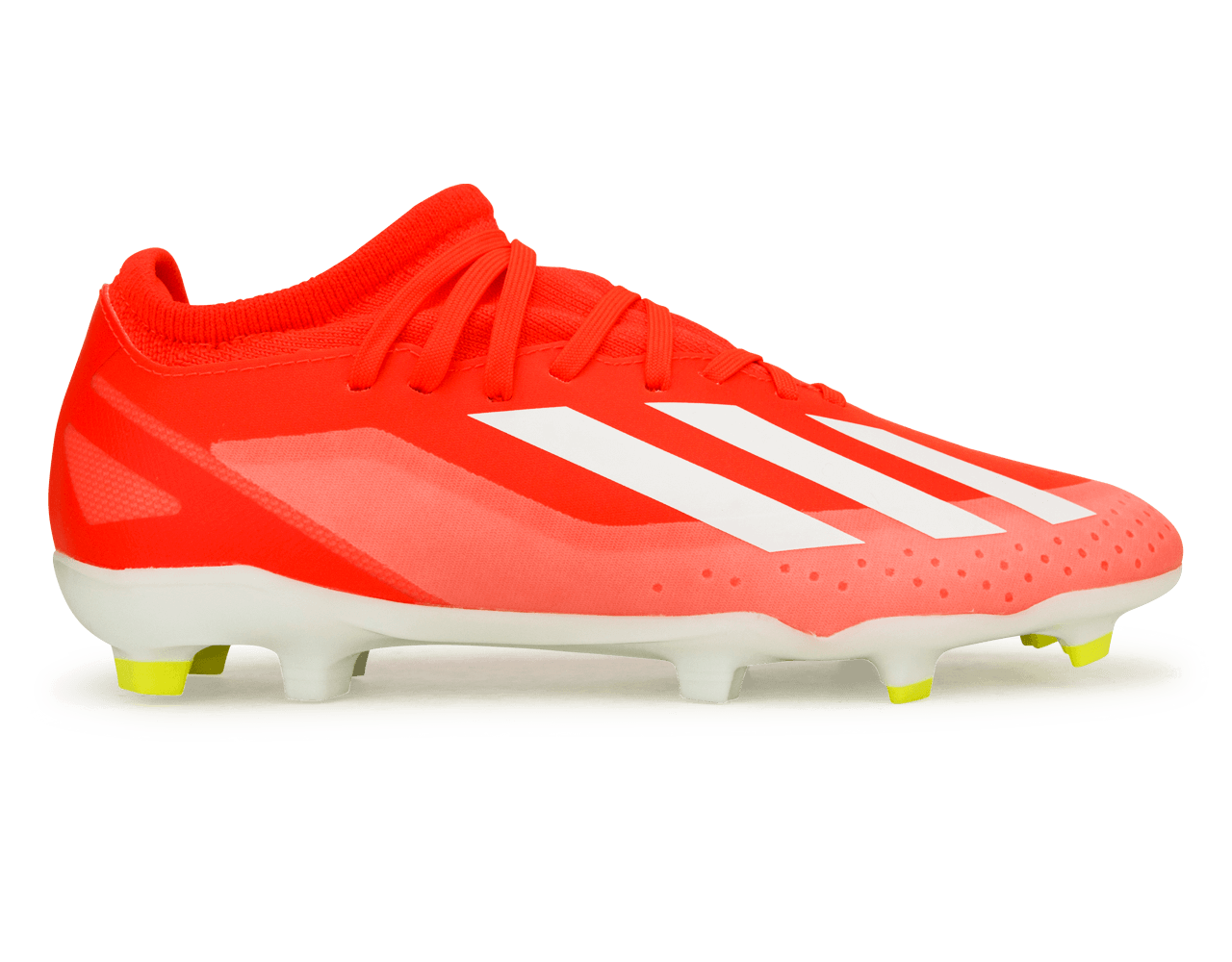adidas Kids X Crazyfast League FG Solar Red/White