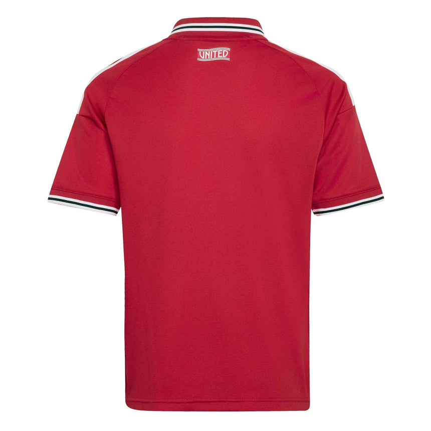 adidas Manchester United Kids Home Stadium 2026/27 Jersey Red Back