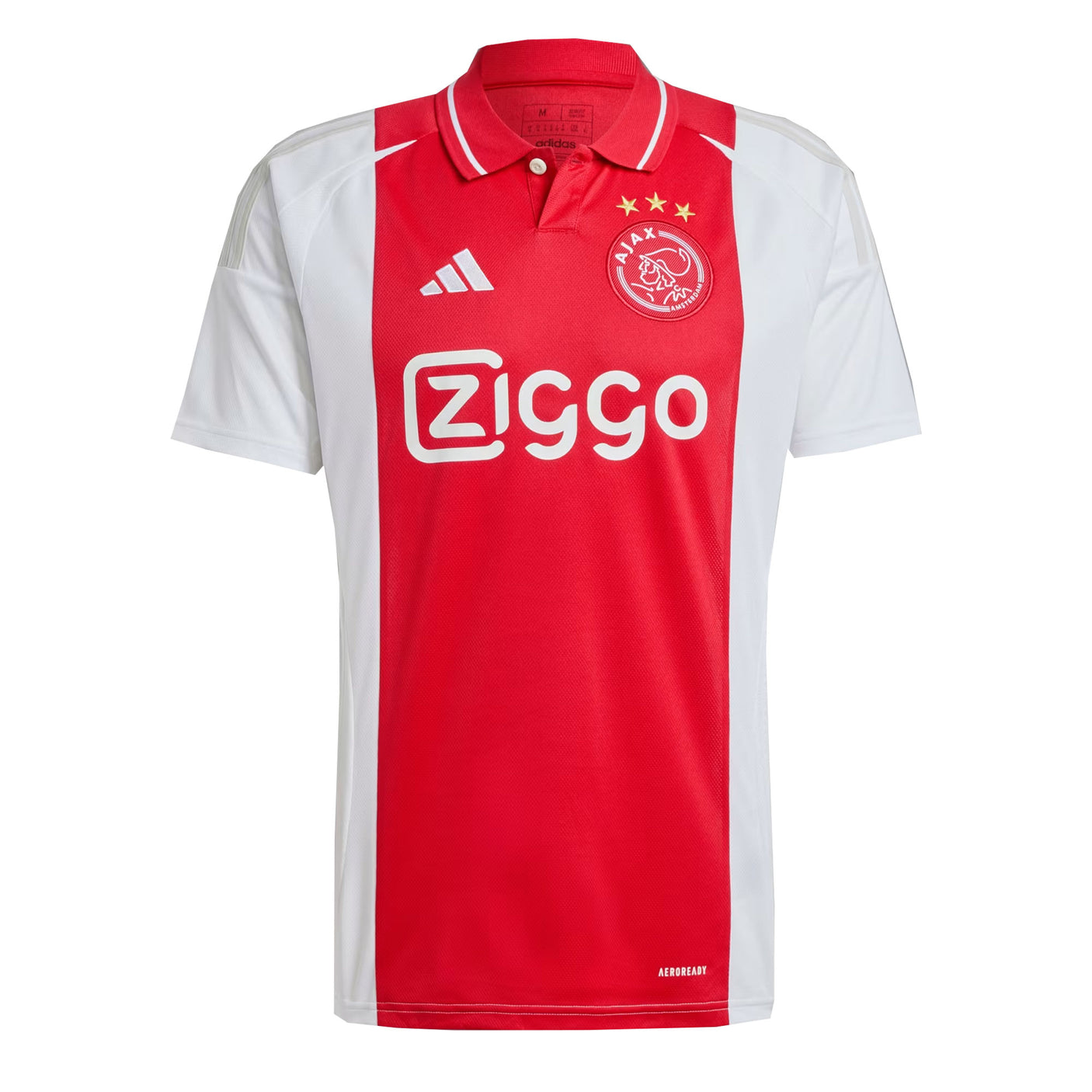 adidas Men's Ajax 2024/25 Home Jersey Red/White Front