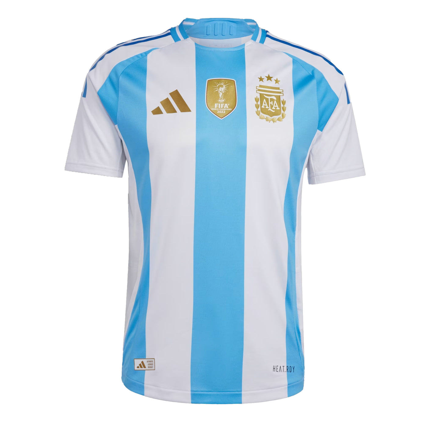 adidas Men's Argentina 2024/25 Authentic Home Jersey White / Blue Burst Front