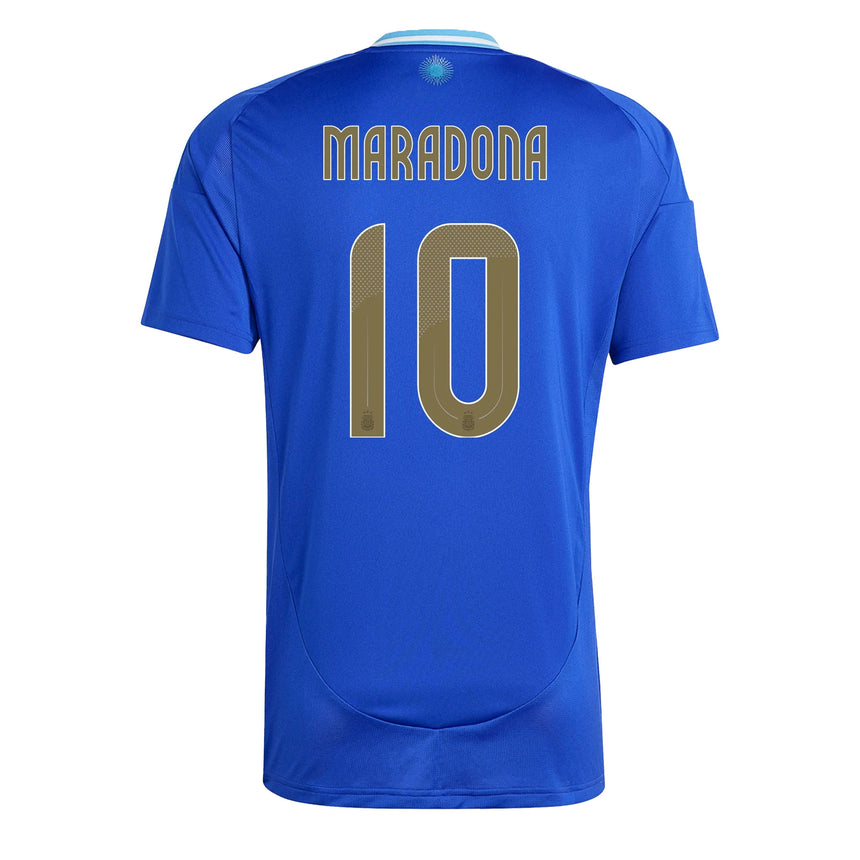 adidas Men's Argentina 2024/25 Away Jersey w/ Maradona #10 Printing Back