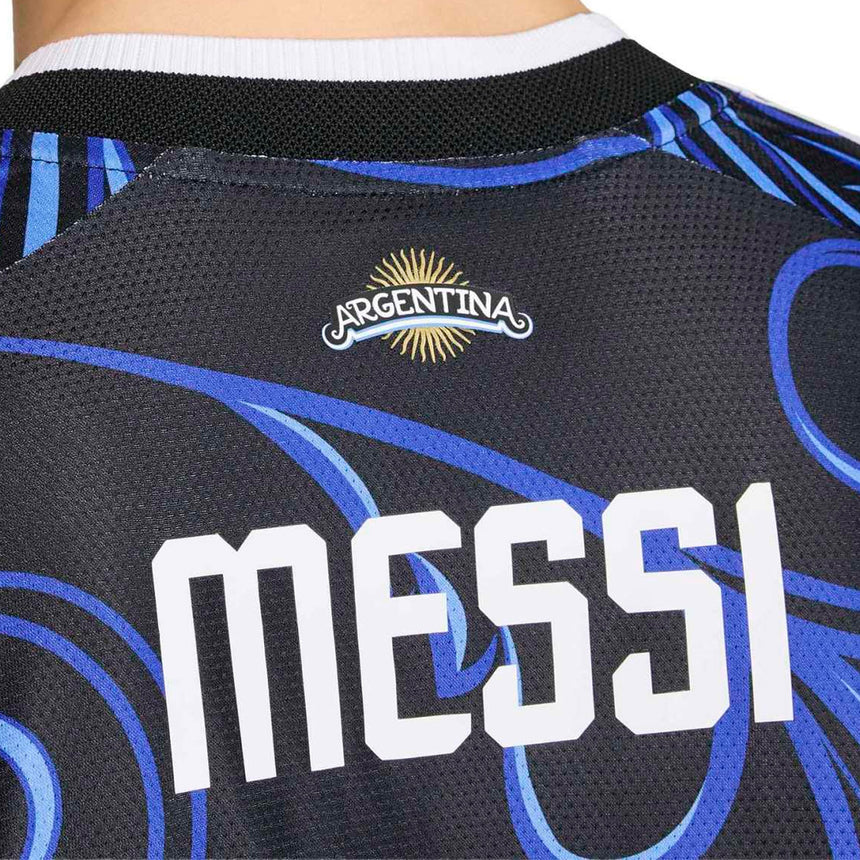 adidas Men's Argentina World Cup 2026 Authentic Away Jersey w/ Messi #10 Printing Neck