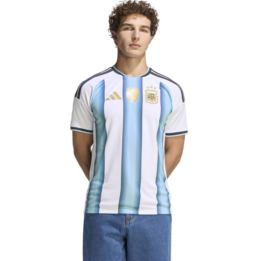 adidas Men's Argentina World Cup 2026 Home Jersey White/Sky Blue Model
