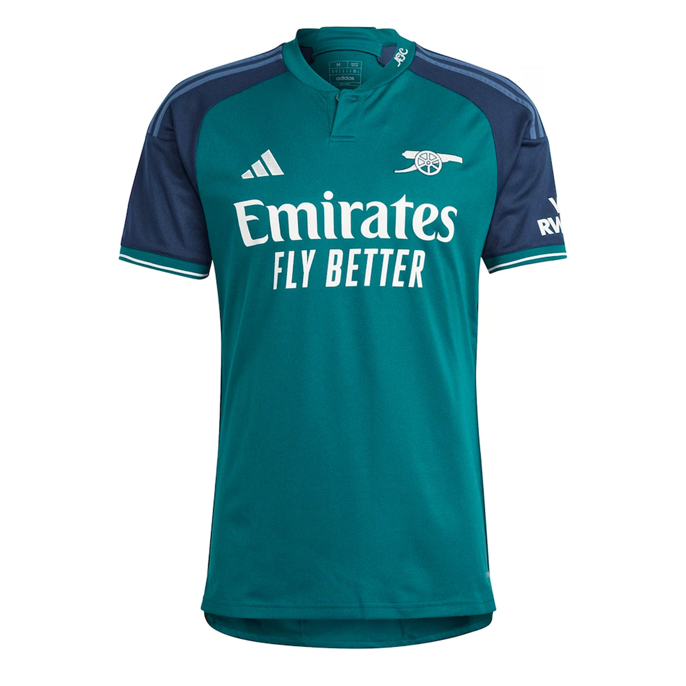 adidas Men's Arsenal 2023/24 Third Jersey Green Front