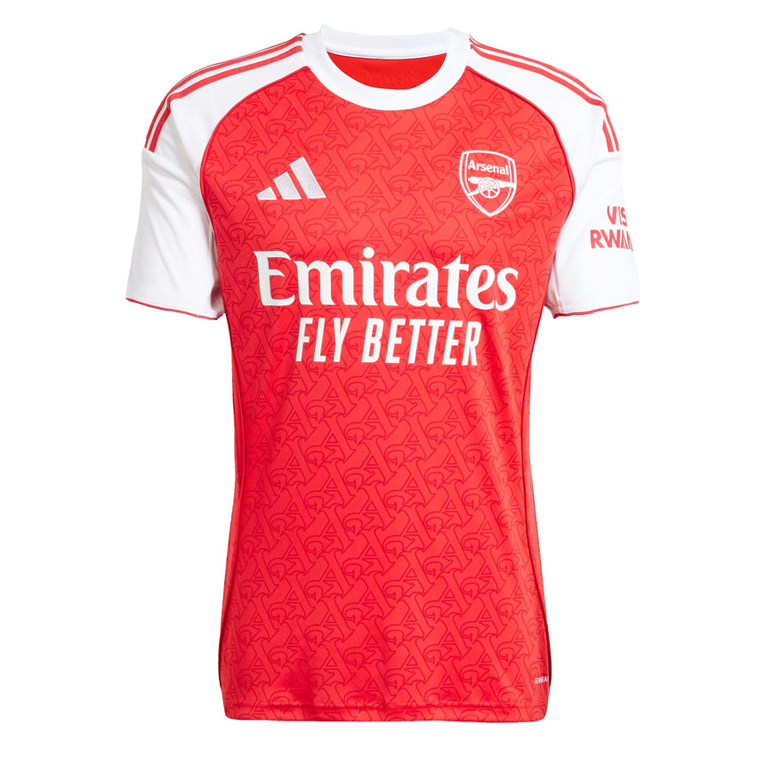 adidas Men's Arsenal 2025/26 Home Jersey Red/White Front