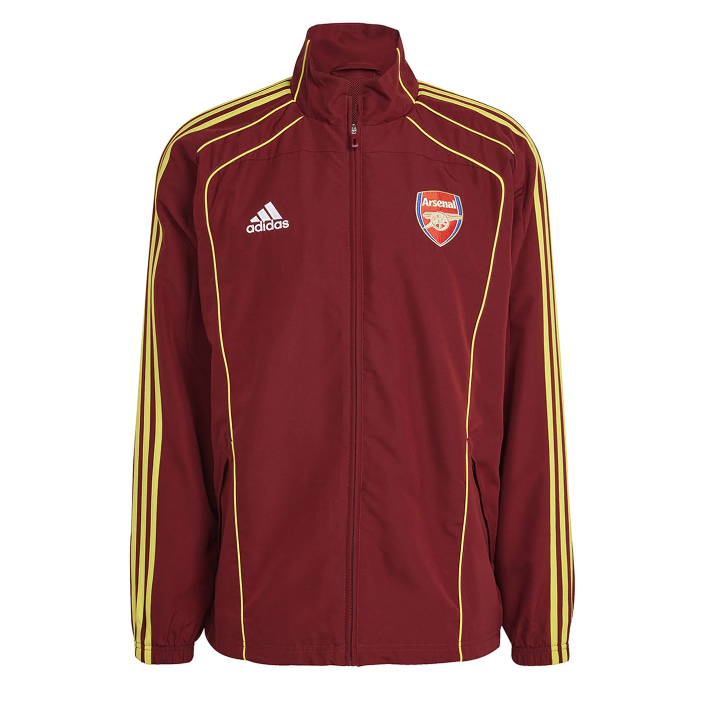 adidas Men's Arsenal Urban Purist Jacket Red/Yellow Front