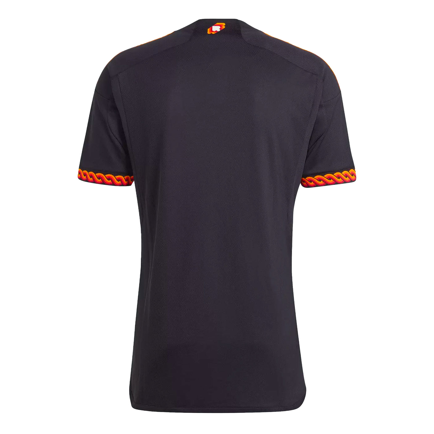 adidas Men's AS Roma 2023/24 Third Jersey Black Back