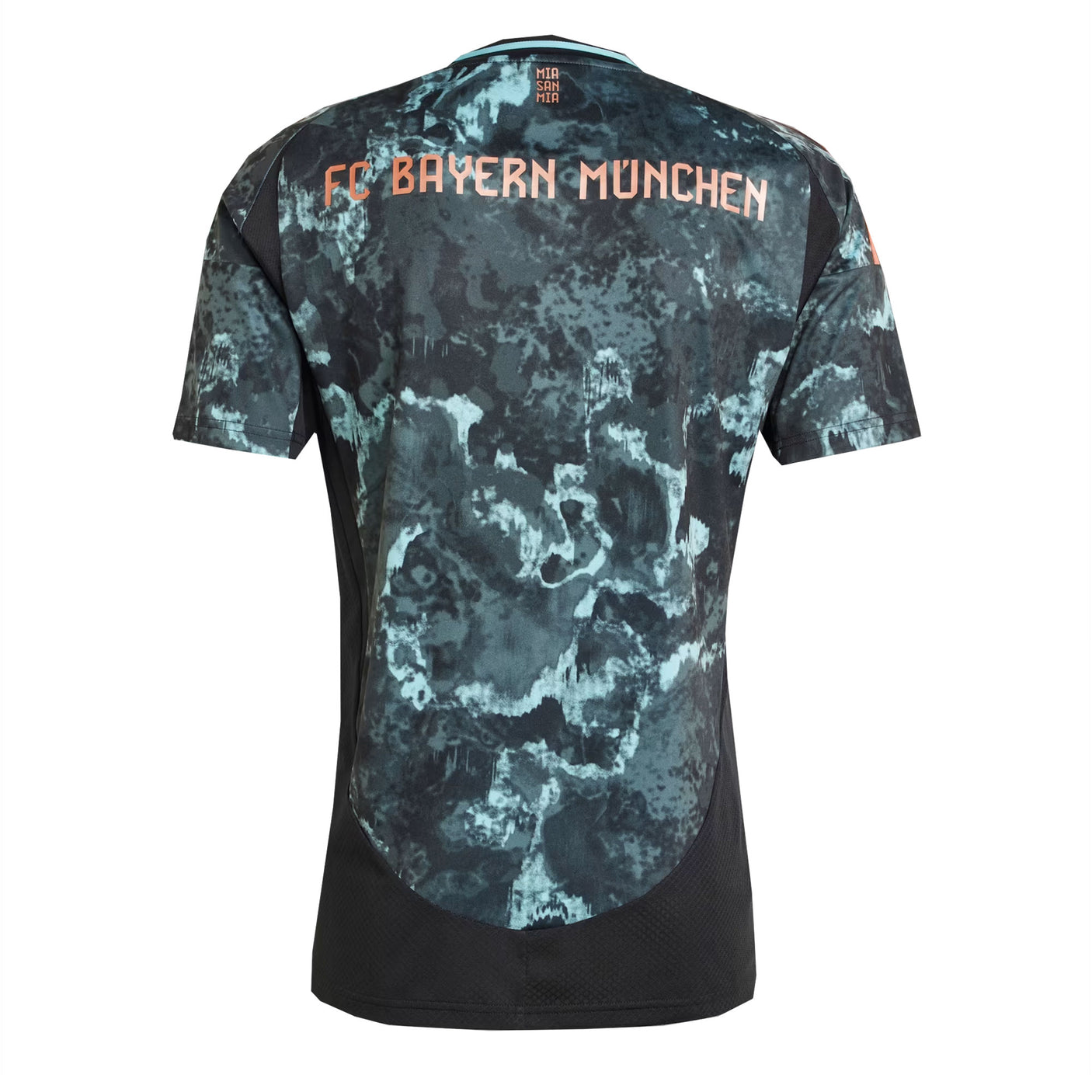 adidas Men's Bayern Munich 2024/25 Away Jersey Black/Bronze Back