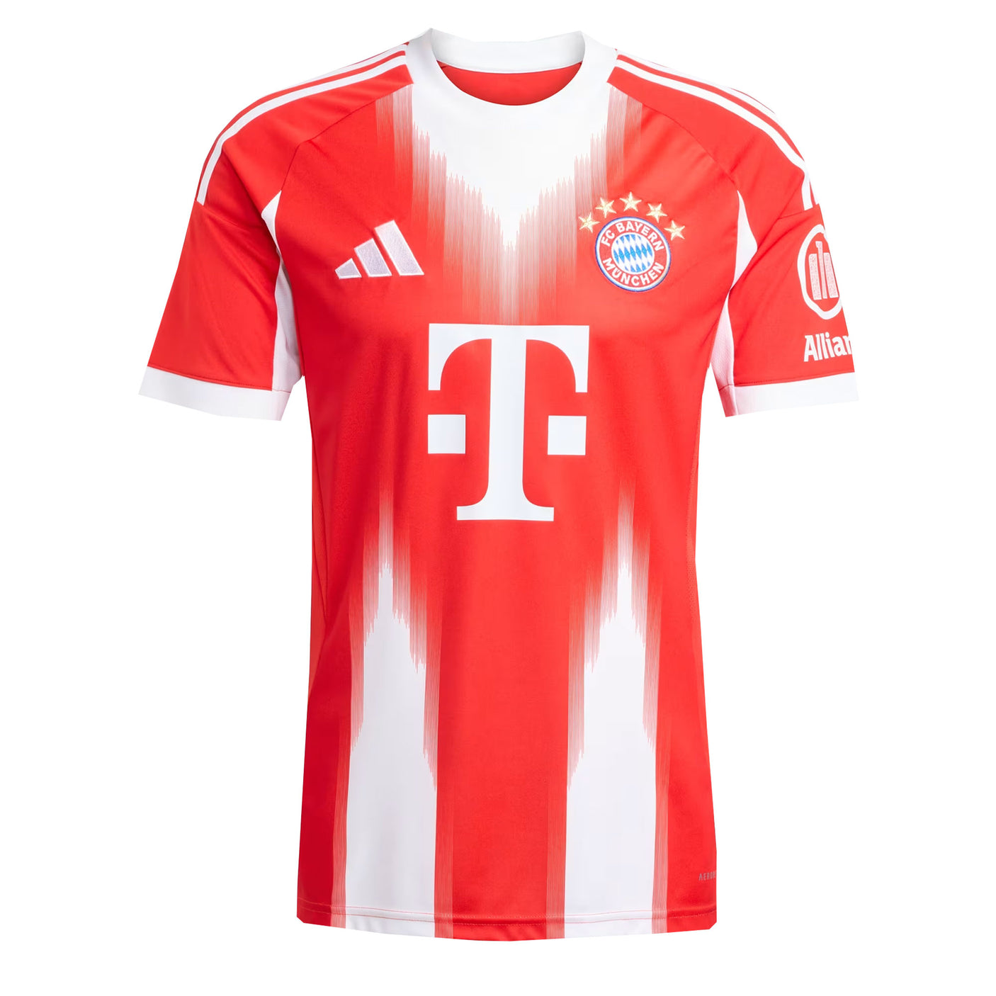 adidas Men's Bayern Munich 2025/26 Home Jersey Red/White Front