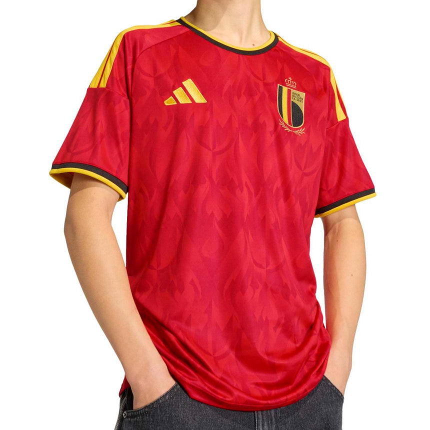adidas Men's Belgium 2026/27 Home Jersey Red/Gold Crest
