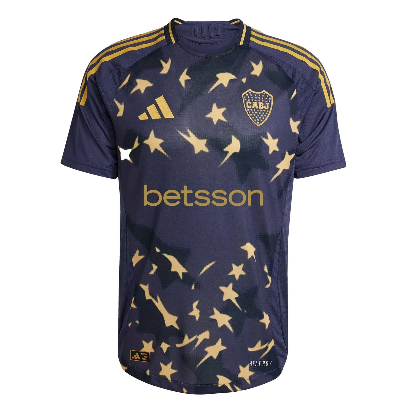adidas Men's Boca Juniors 2025/26 Authentic Third Jersey Shadow Navy/Pyrite Front