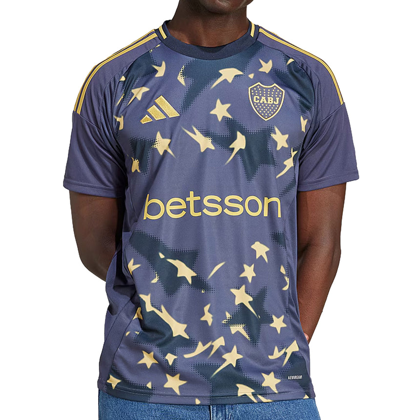 adidas Men's Boca Juniors 2025/26 Third Jersey Shadow Navy/Pyrite Front