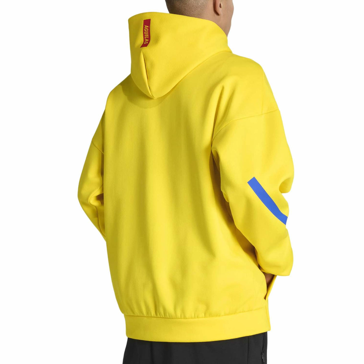 adidas Men's Club America 2025/26 Anthem Jacket Yellow Back