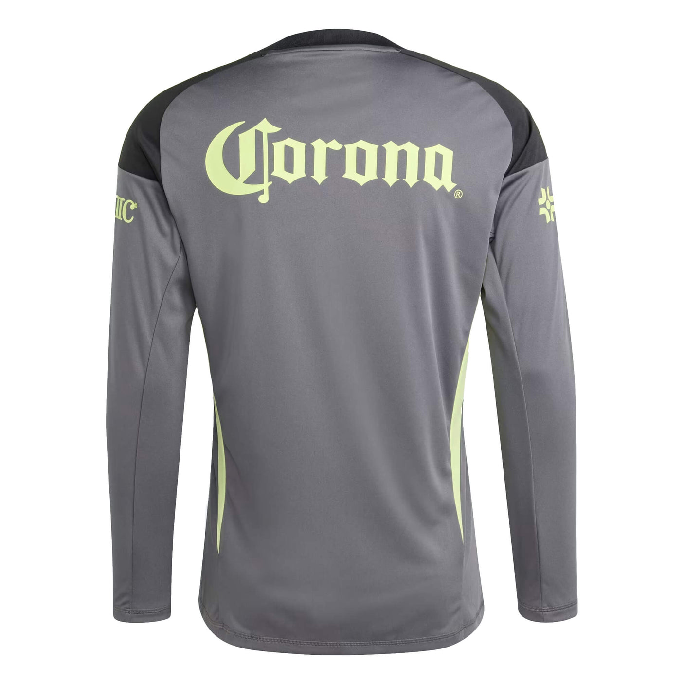 adidas Men's Club America 2025/26 Goalkeeper Long Sleeve Jersey Grey Five Back