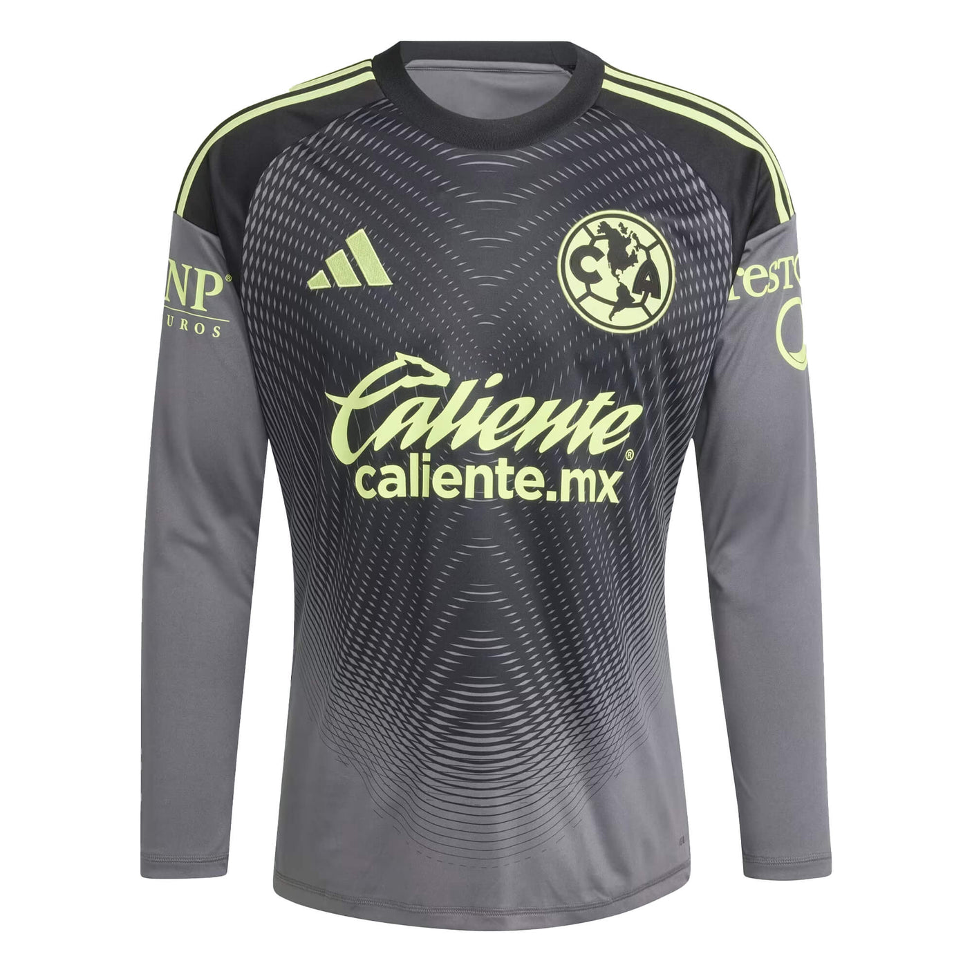 adidas Men's Club America 2025/26 Goalkeeper Long Sleeve Jersey Grey Five