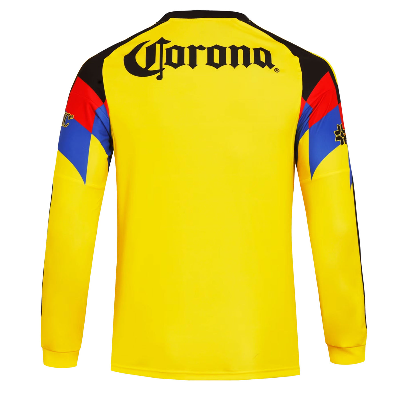 adidas Men's Club America 2025/26 Long Sleeve Home Jersey Yellow Back