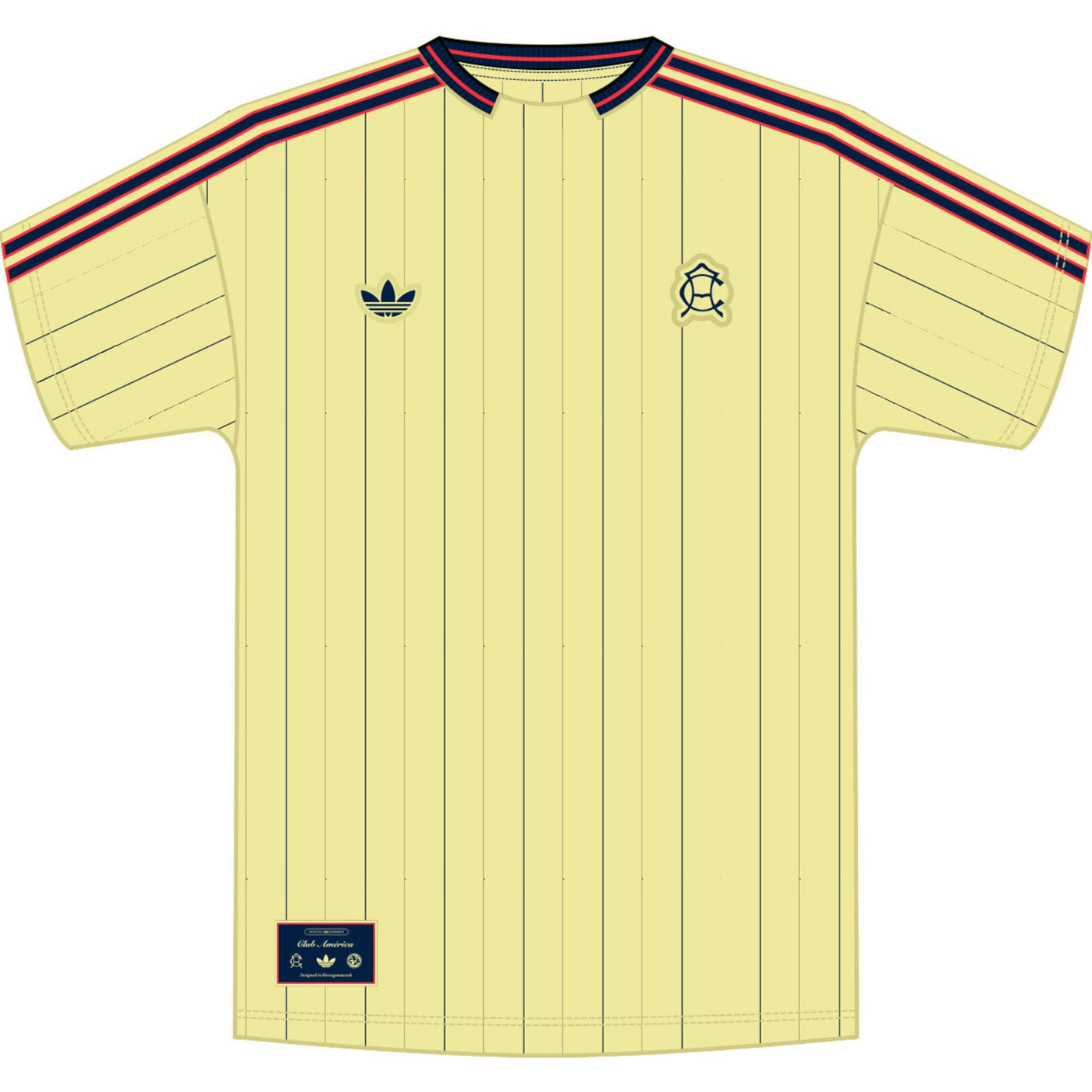 adidas Men's Club America 2026 Icon Jersey Pearl Citrine