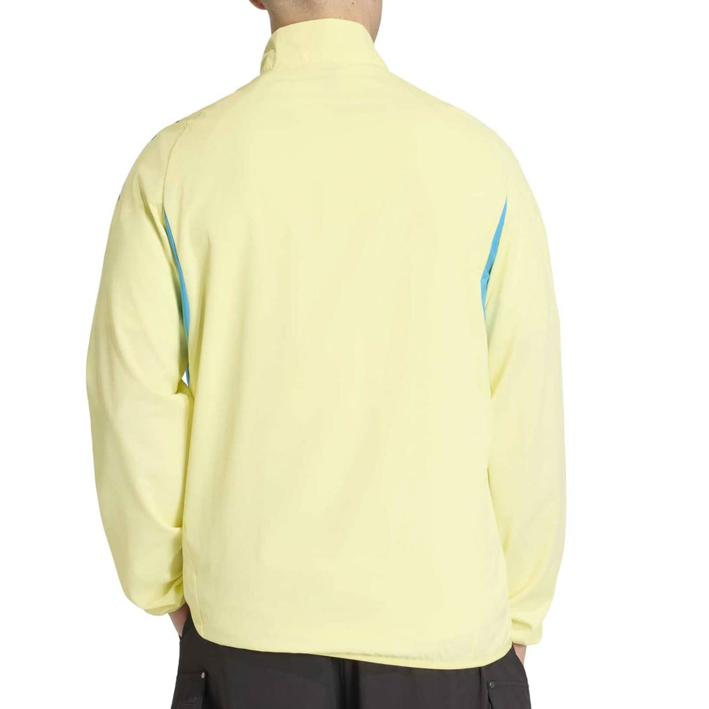 adidas Men's Club America Presentacion Jacket Team Yellow Back