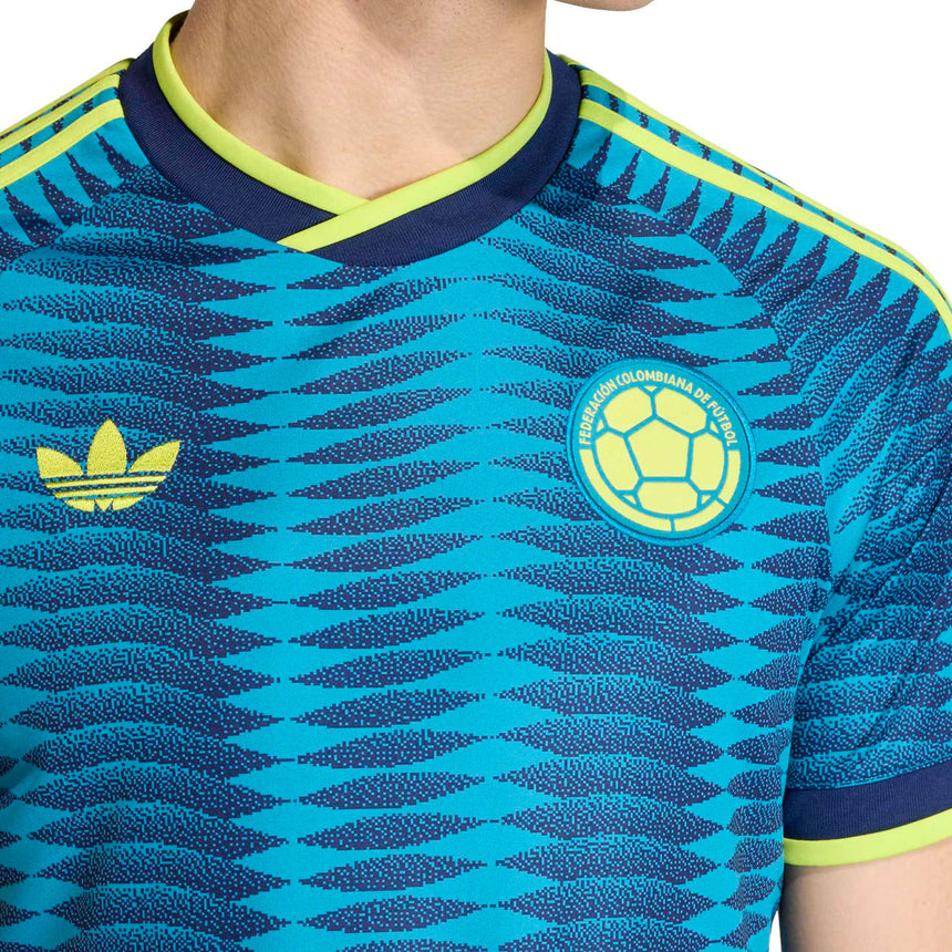 adidas Men's Colombia World Cup 2026 Away Jersey Blue Crest