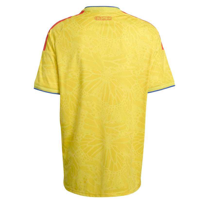 adidas Men's Colombia World Cup 2026 Home Jersey Yellow Back