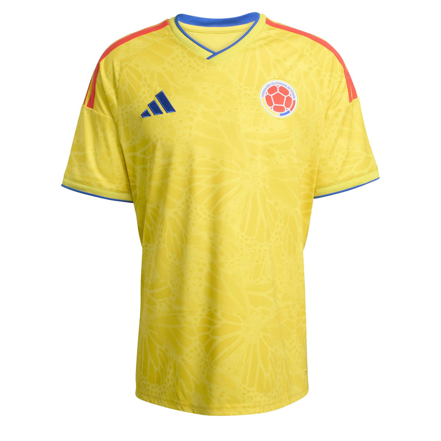 adidas Men's Colombia World Cup 2026 Home Jersey Yellow Front