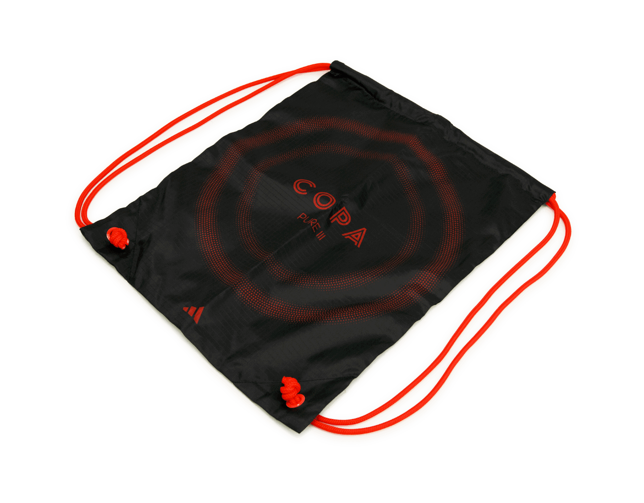 adidas Men's Copa Pure III Elite FG Black/Carbon/Red Shoebag