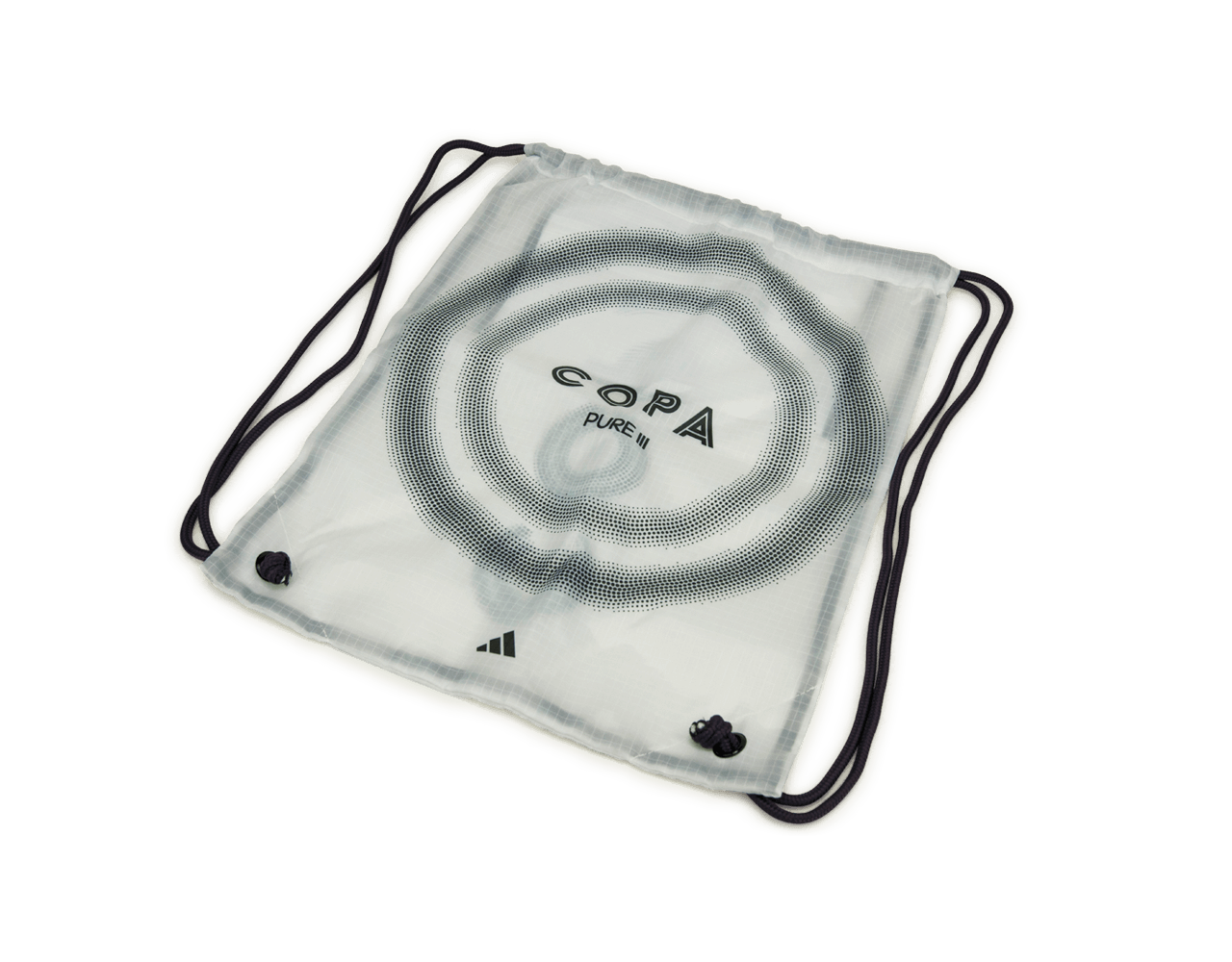 adidas Men's Copa Pure III Elite FG White/Black/Gold Shoebag