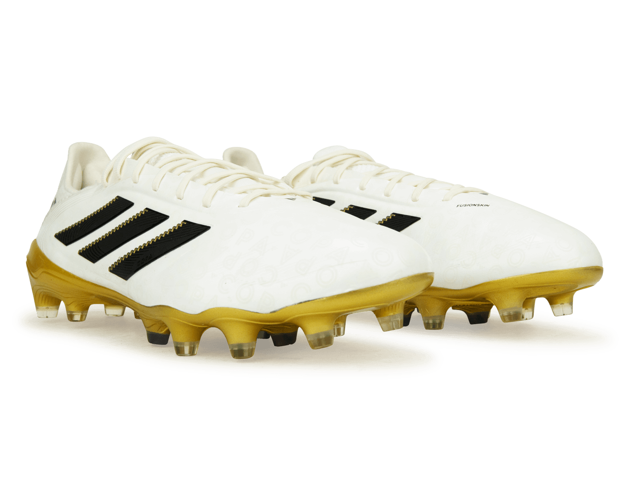 adidas Men's Copa Pure III Elite FG White/Black/Gold Together
