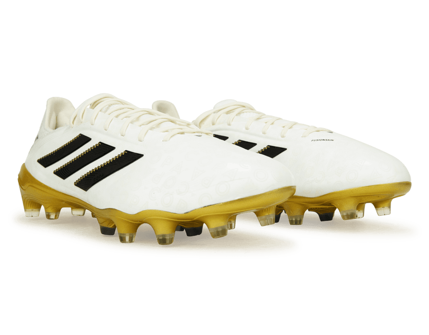 adidas Men's Copa Pure III Elite FG White/Black/Gold Together