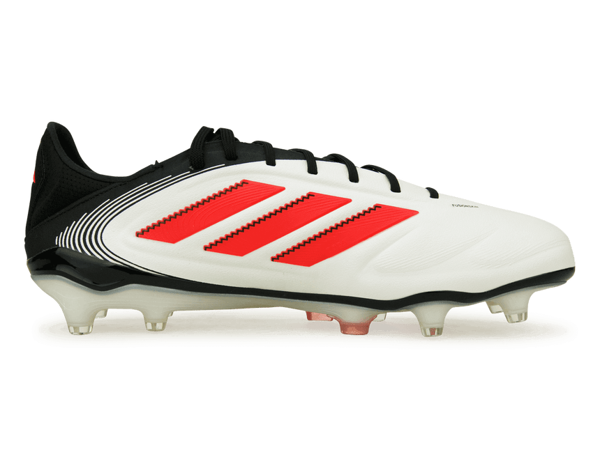 adidas Men's Copa Pure III Elite FG White/Red/Black Side