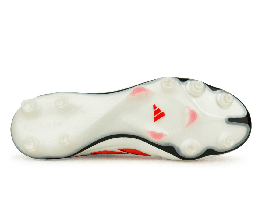 adidas Men's Copa Pure III Elite FG White/Red/Black Sole