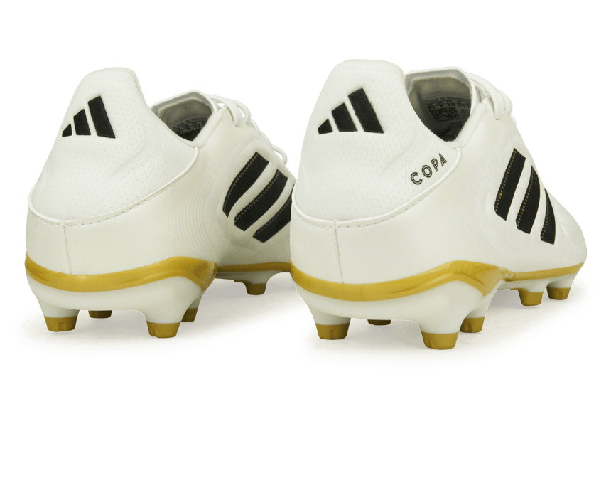 adidas Men's Copa Pure III League FG/MG White/Black/Gold Heel