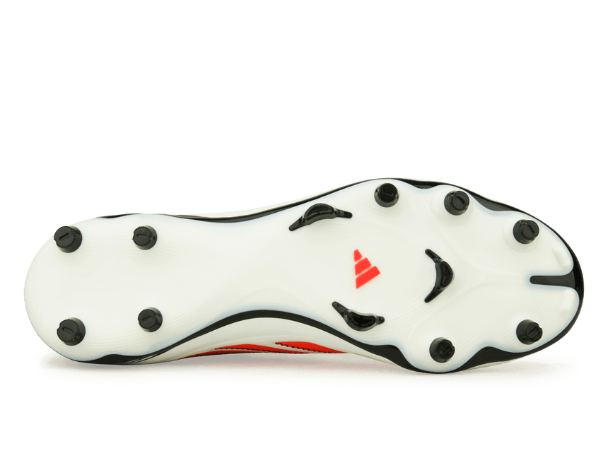 adidas Men's Copa Pure III League FG/MG White/Red/Black Sole