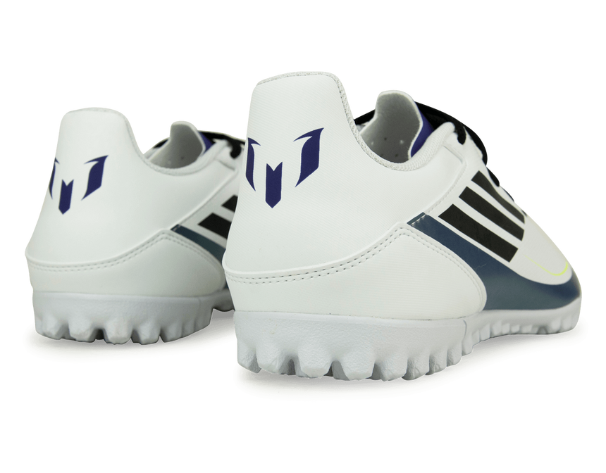 adidas Men's F50 Club Messi TF White/Black/Purple Rear