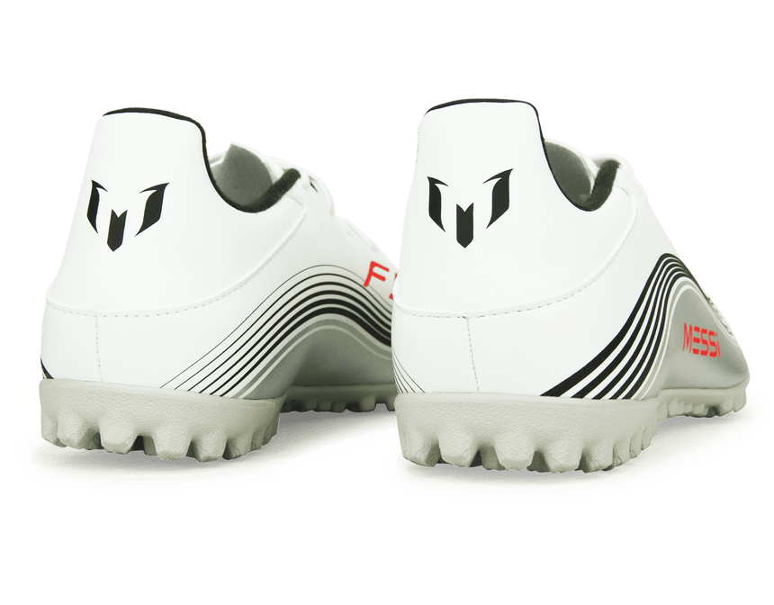 adidas Men's F50 Club Messi TF White/Red/Silver Rear
