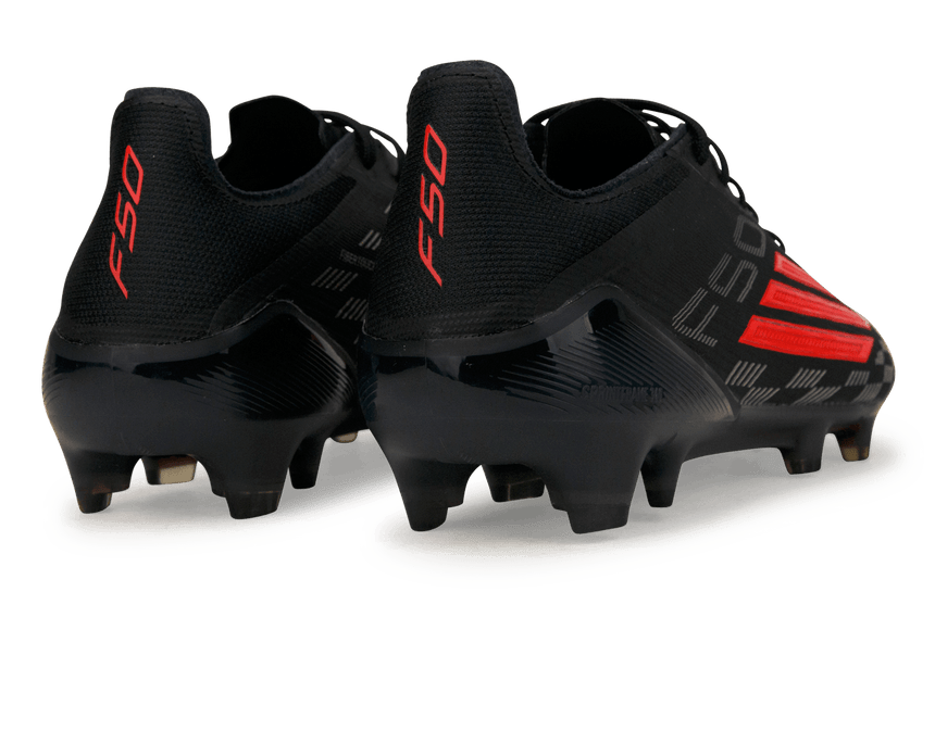 adidas Men's F50 Elite FG Black/White/Red Rear