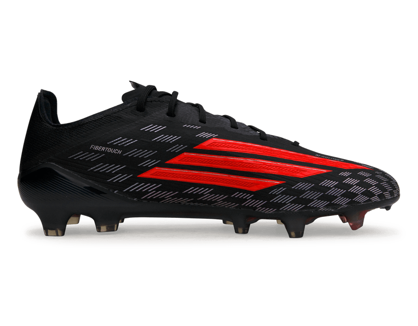 adidas Men's F50 Elite FG Black/White/Red Side