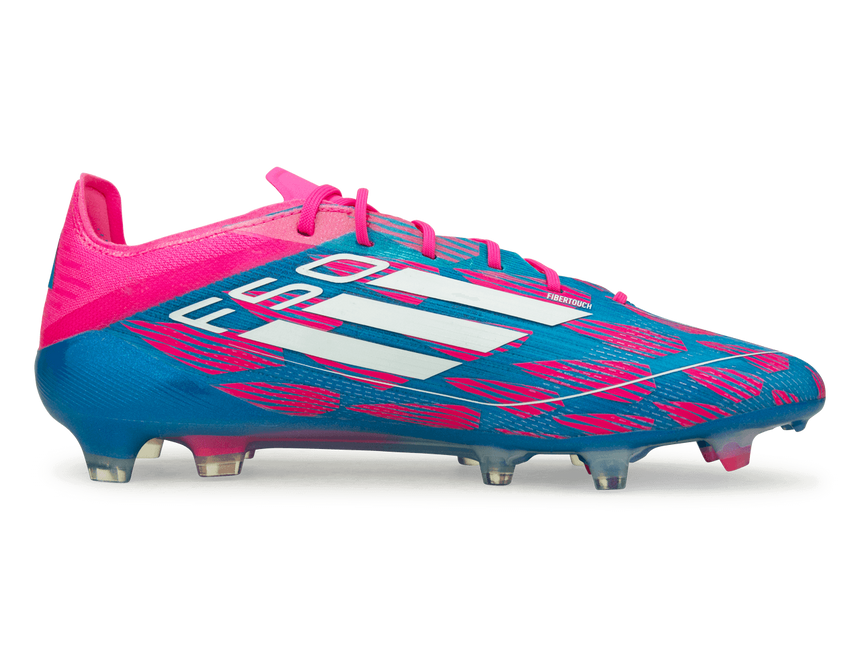 adidas Men's F50 Elite FG Blue/White/Pink Side