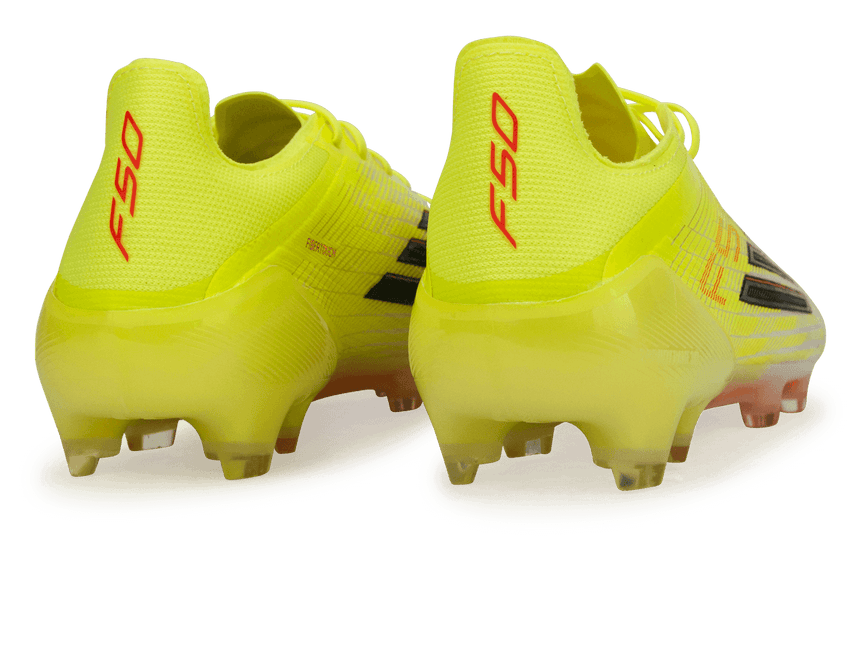 adidas Men's F50 Elite FG Solar Yellow/Black/Red Rear