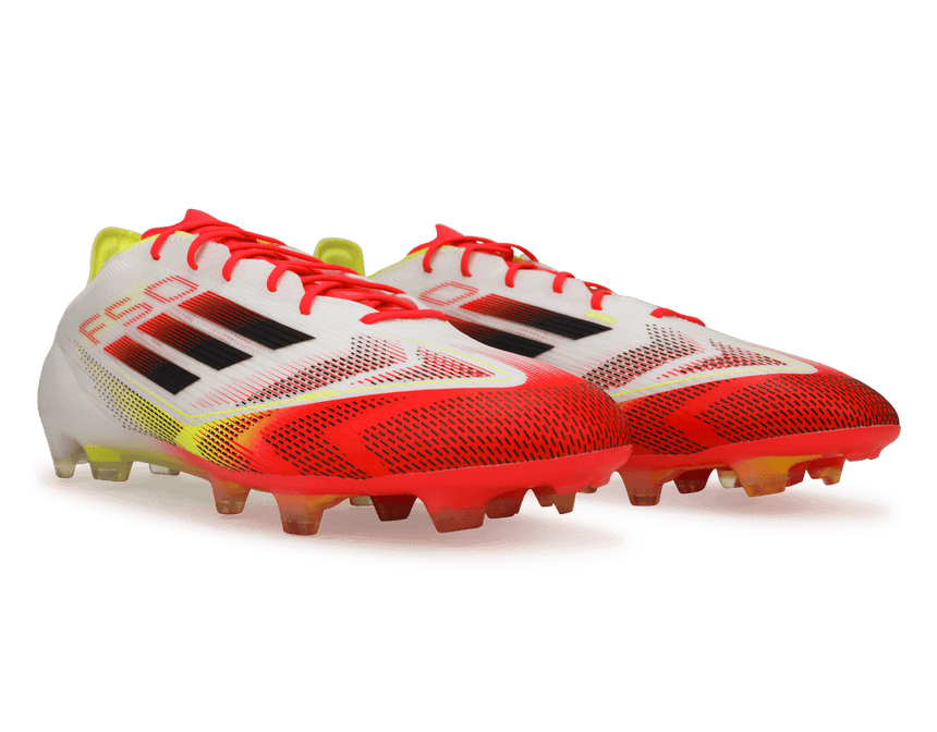 adidas Men's F50 Elite FG White/Black/Yellow Together
